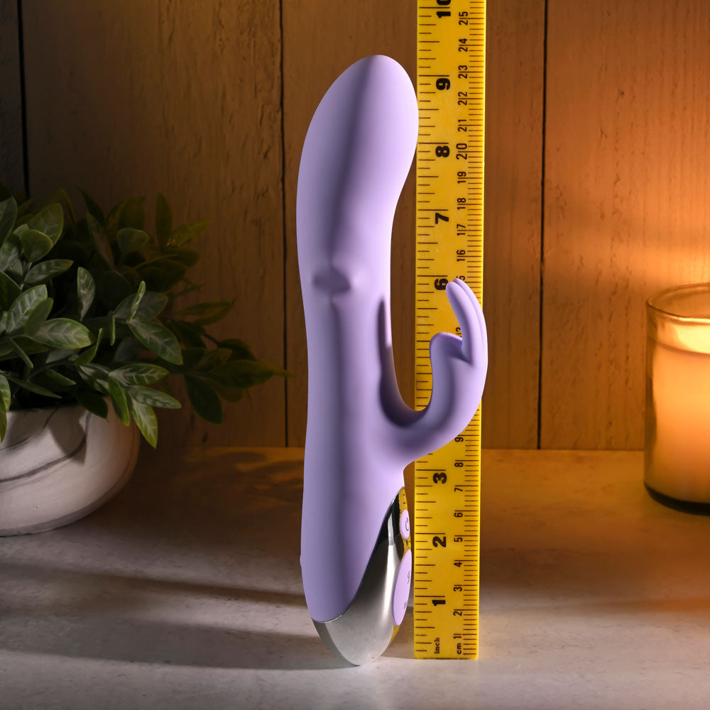 Evolved Spinderella Purple Usb Rechargeable Rabbit Vibrator