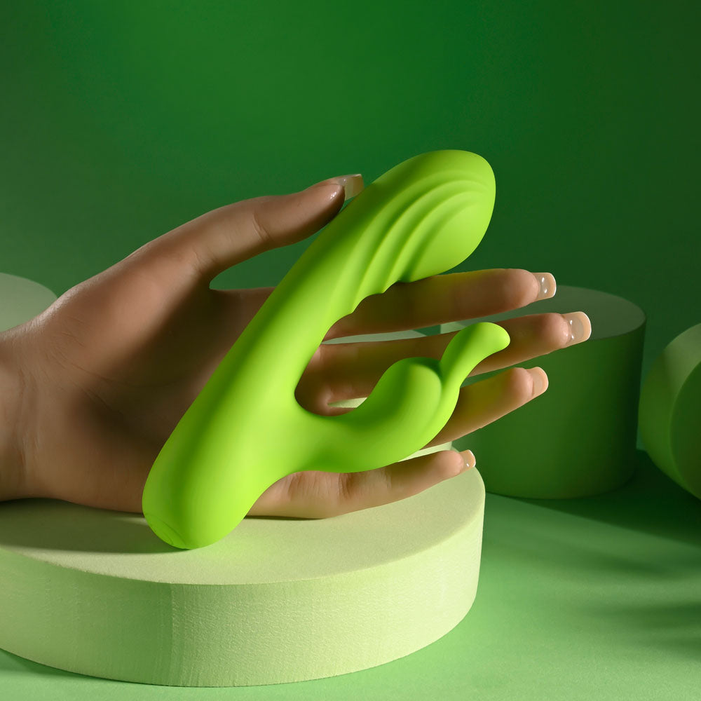 Evolved Brat Bunny Green 16.2 Cm Usb Rechargeable Rabbit Vibrator