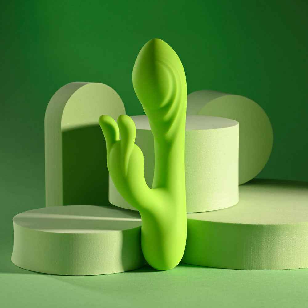 Evolved Brat Bunny Green 16.2 Cm Usb Rechargeable Rabbit Vibrator