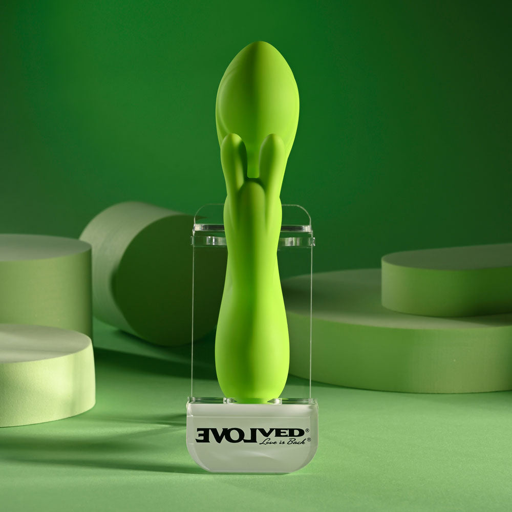 Evolved Brat Bunny Green 16.2 Cm Usb Rechargeable Rabbit Vibrator