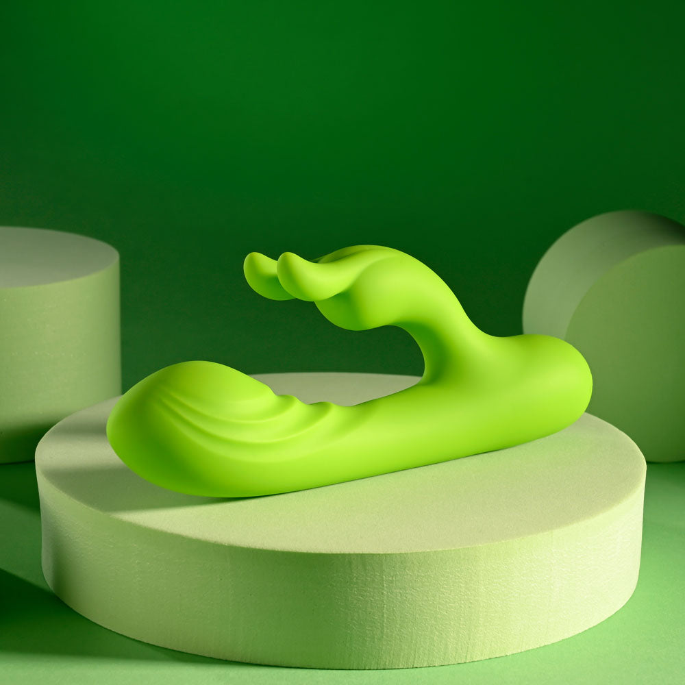 Evolved Brat Bunny Green 16.2 Cm Usb Rechargeable Rabbit Vibrator
