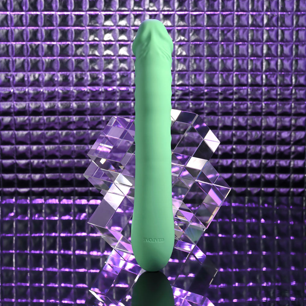 Evolved Full Throttle Mint Green 24.1 Cm Usb Rechargeable Vibrator