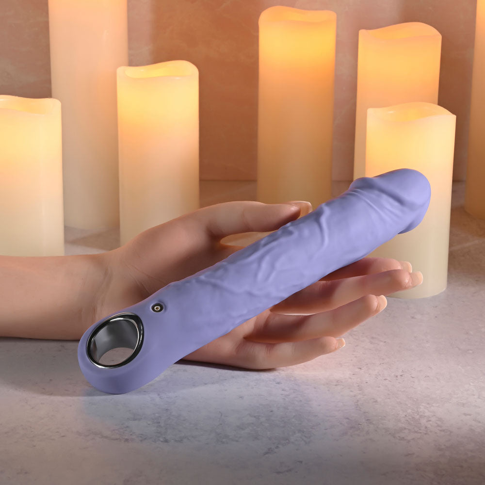 Evolved Large Purple Fantasy Purple 21.8 Cm Usb Rechargeable Vibrator