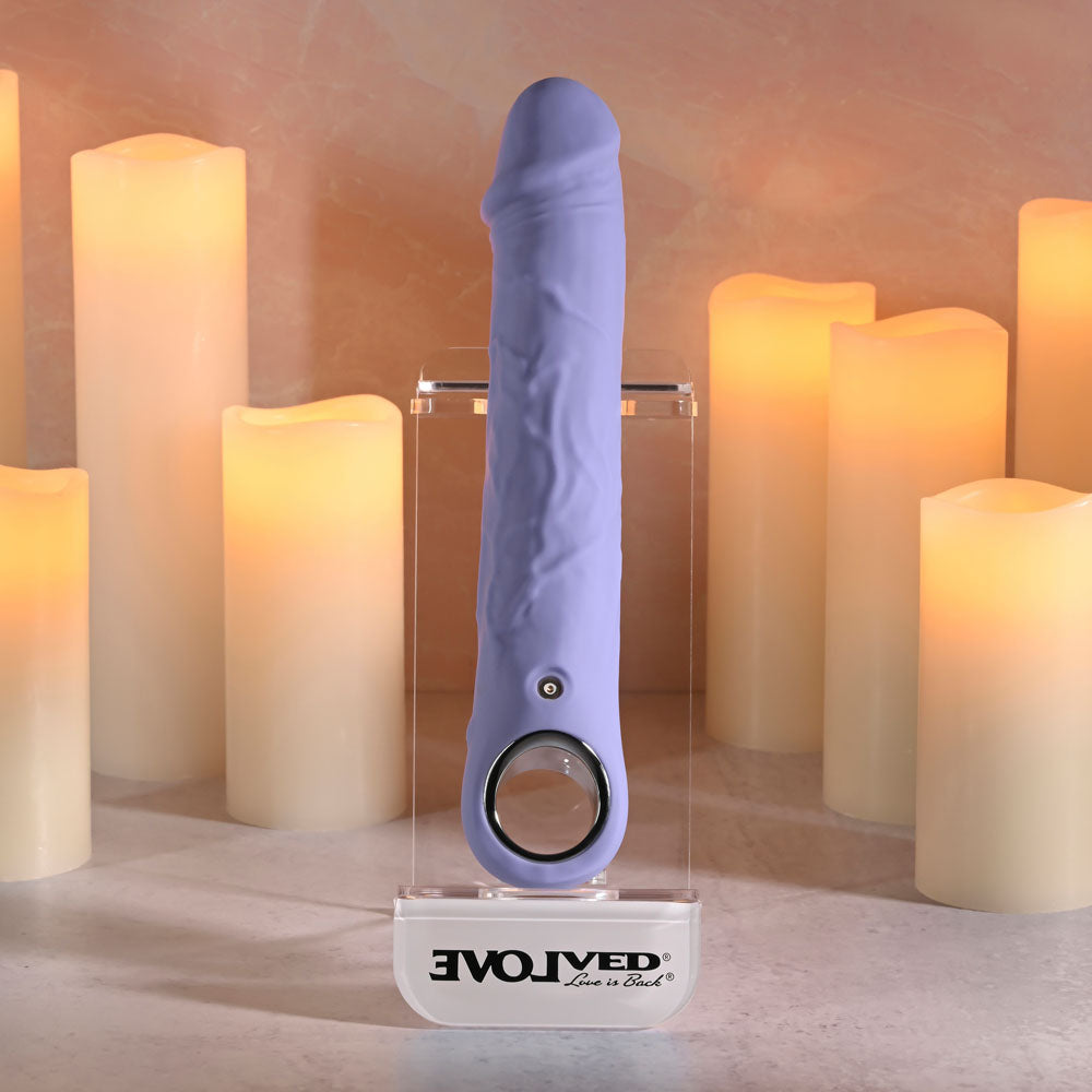 Evolved Large Purple Fantasy Purple 21.8 Cm Usb Rechargeable Vibrator