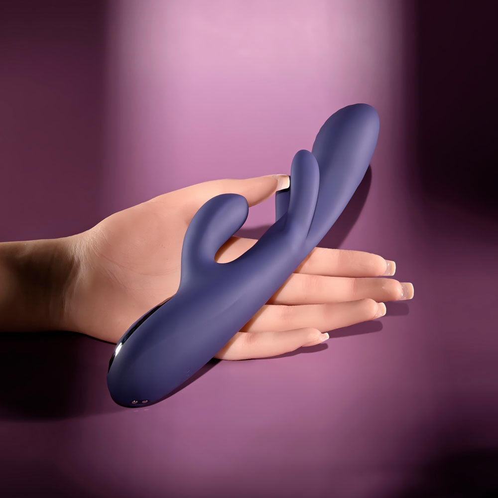 Evolved Bow Down Purple Usb Rechargeable Rabbit Vibrator