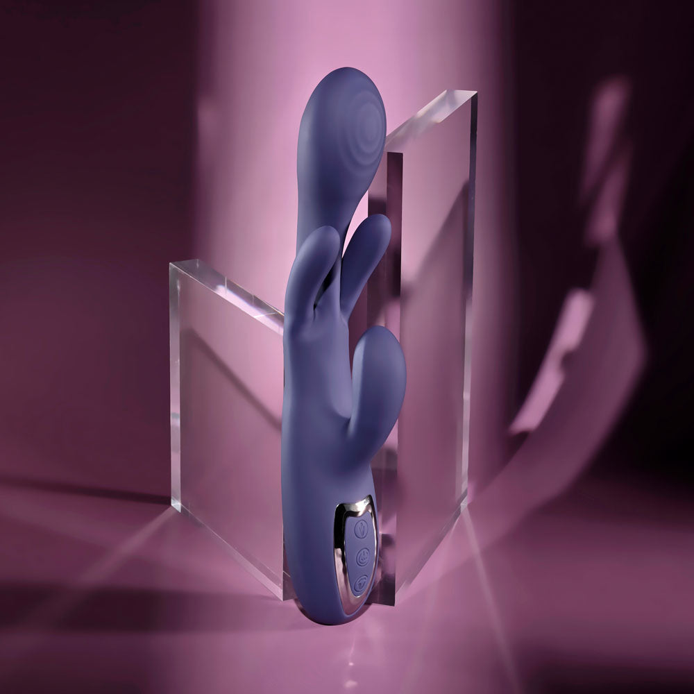 Evolved Bow Down Purple Usb Rechargeable Rabbit Vibrator