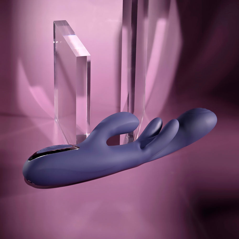 Evolved Bow Down Purple Usb Rechargeable Rabbit Vibrator