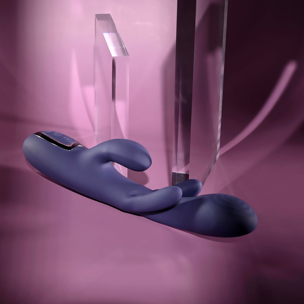 Evolved Bow Down Purple Usb Rechargeable Rabbit Vibrator