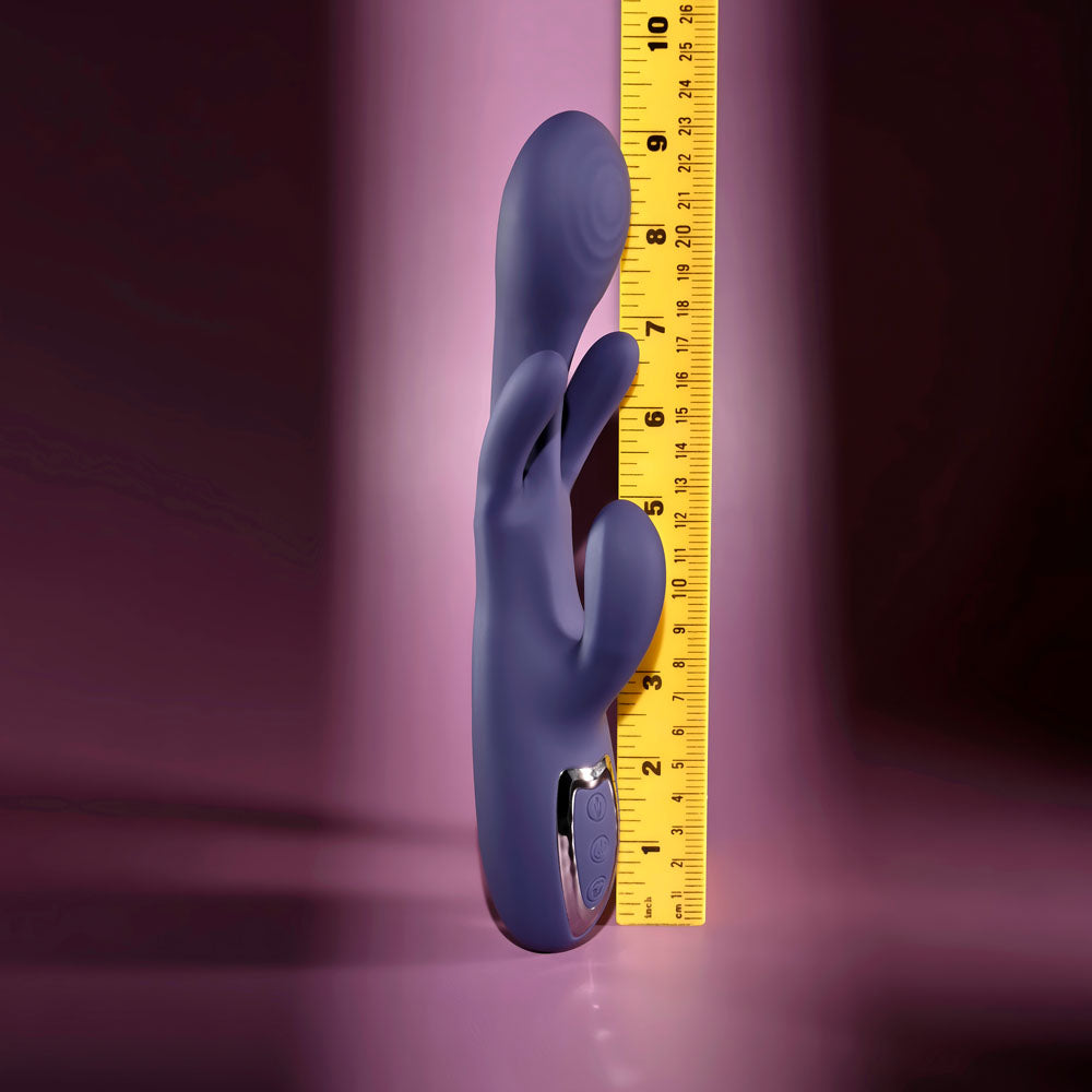 Evolved Bow Down Purple Usb Rechargeable Rabbit Vibrator