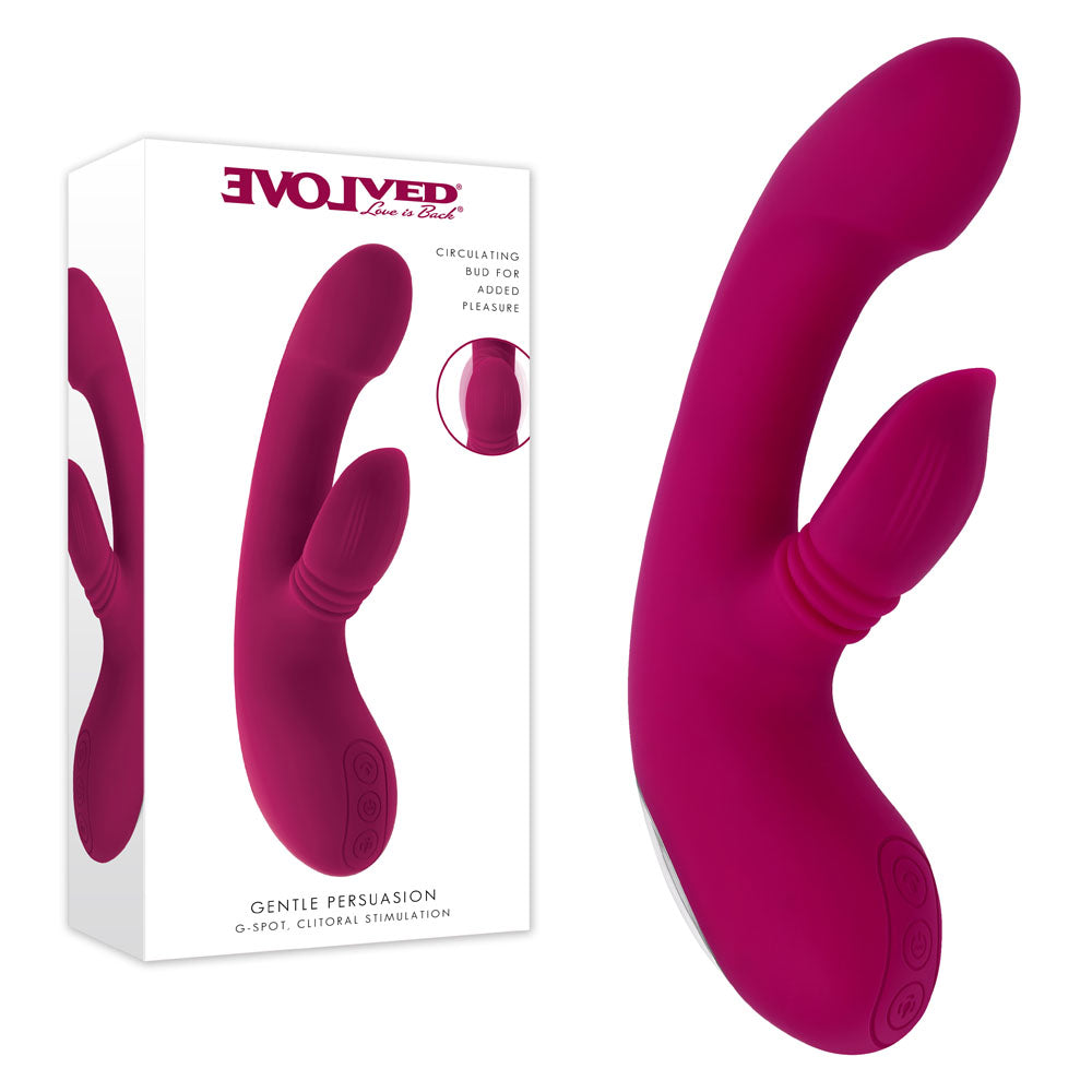Evolved Gentle Persuasion Pink 20 Cm Usb Rechargeable Rabbit Vibrator
