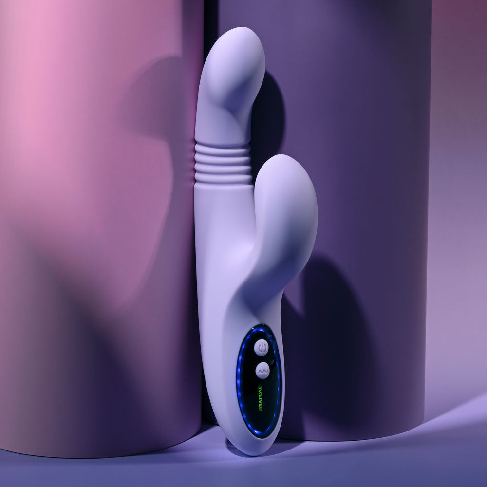 Evolved Pep Talk Purple 23.3 Cm Usb Rechargeable Thrusting Vibrator With Tapping Clitoral Stimulator