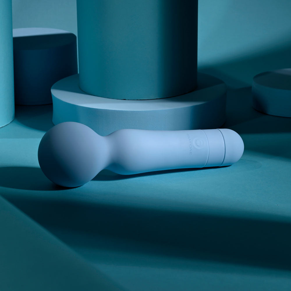 Evolved Iris Blue 18.3 Cm Usb Rechargeable Massage Wand