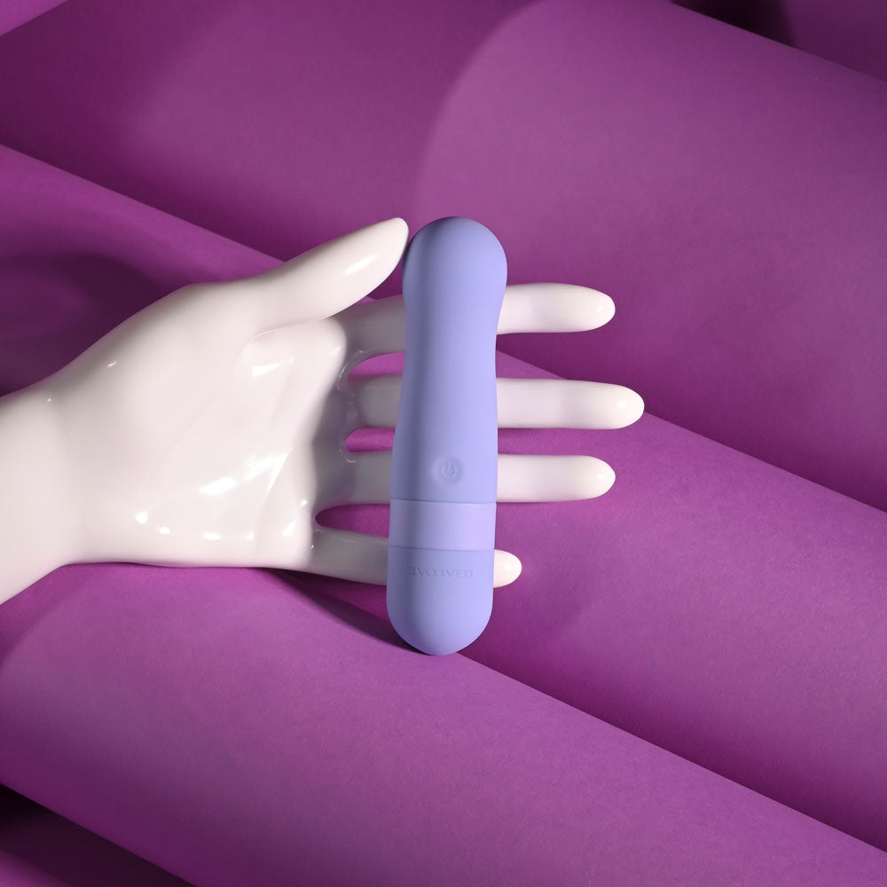 Evolved Squishy Bullet Purple 11 Cm Usb Rechargeable Bullet