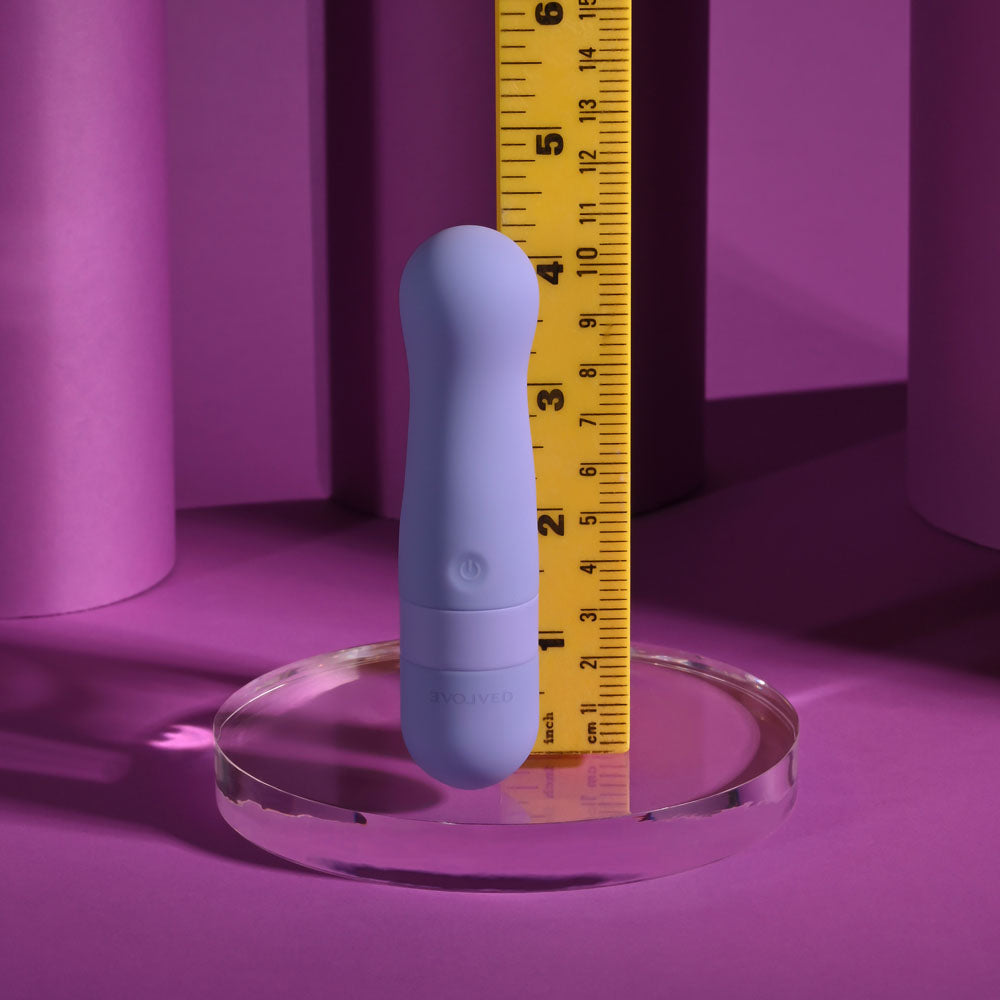 Evolved Squishy Bullet Purple 11 Cm Usb Rechargeable Bullet