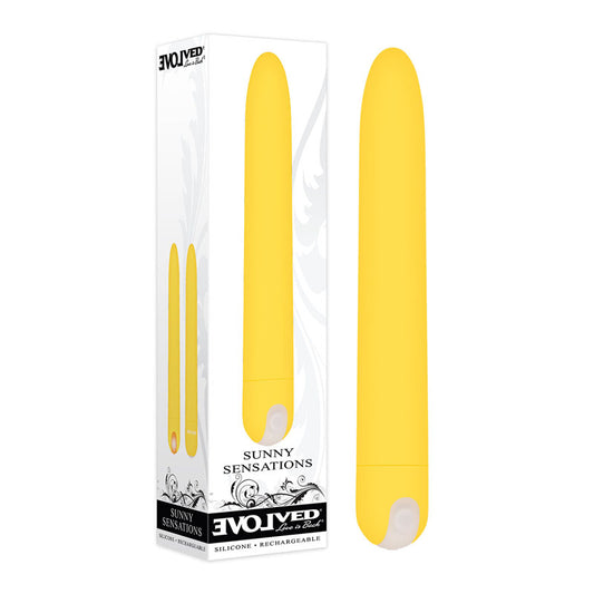 Evolved Sunny Sensations Yellow 18.6 Cm Usb Rechargeable Vibrator