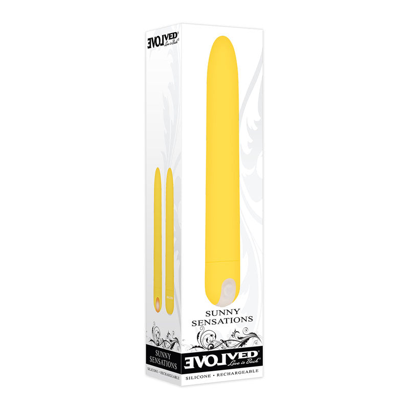 Evolved Sunny Sensations Yellow 18.6 Cm Usb Rechargeable Vibrator