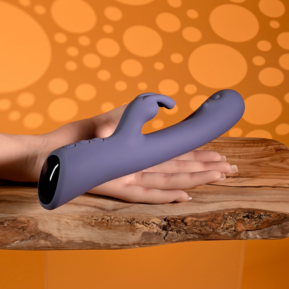 Evolved Poppin Good Time Purple 20 Cm Usb Rechargeable Rabbit Vibrator