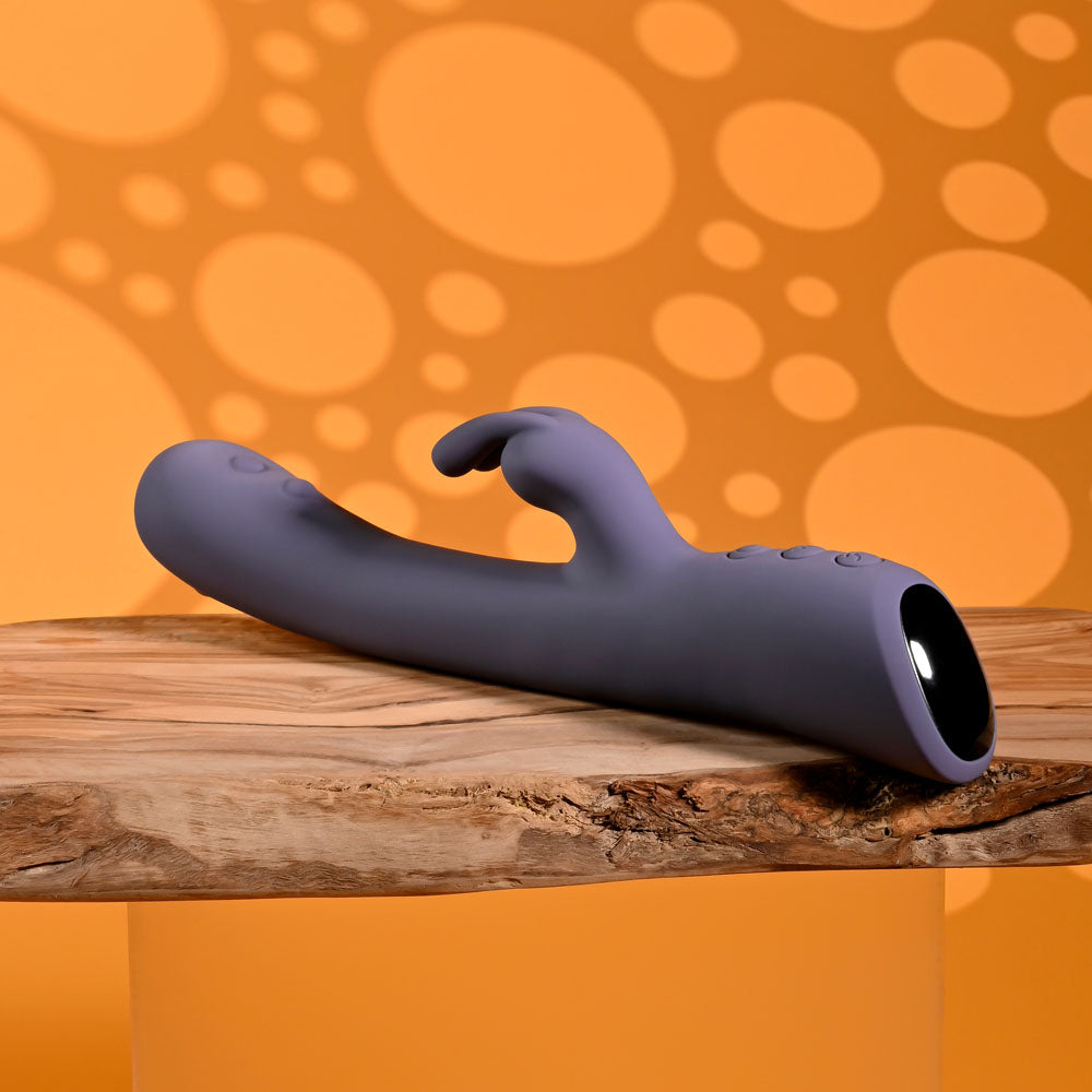 Evolved Poppin Good Time Purple 20 Cm Usb Rechargeable Rabbit Vibrator