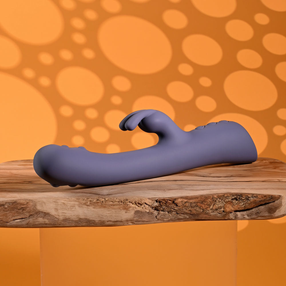 Evolved Poppin Good Time Purple 20 Cm Usb Rechargeable Rabbit Vibrator