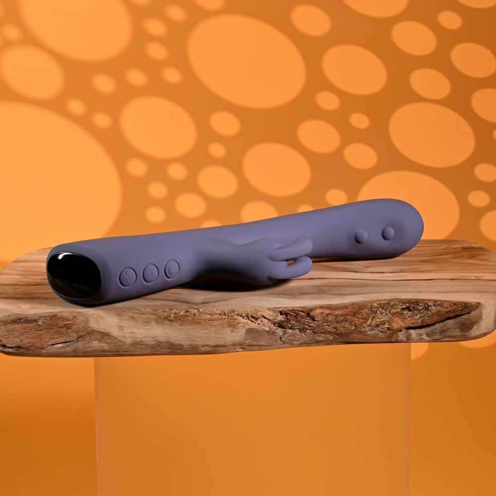 Evolved Poppin Good Time Purple 20 Cm Usb Rechargeable Rabbit Vibrator