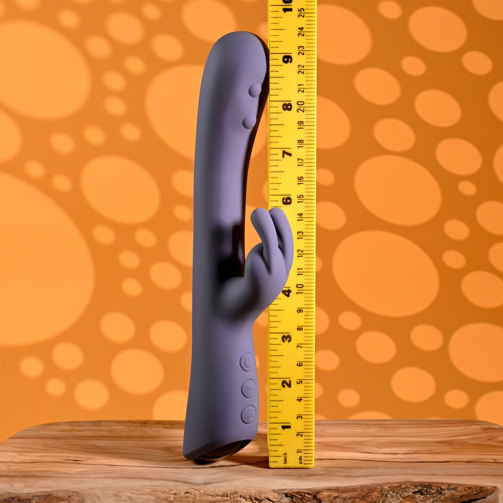 Evolved Poppin Good Time Purple 20 Cm Usb Rechargeable Rabbit Vibrator
