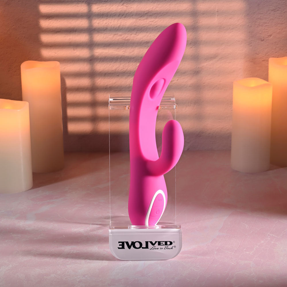 Evolved G Tapper Pink Usb Rechargeable Rabbit Vibrator