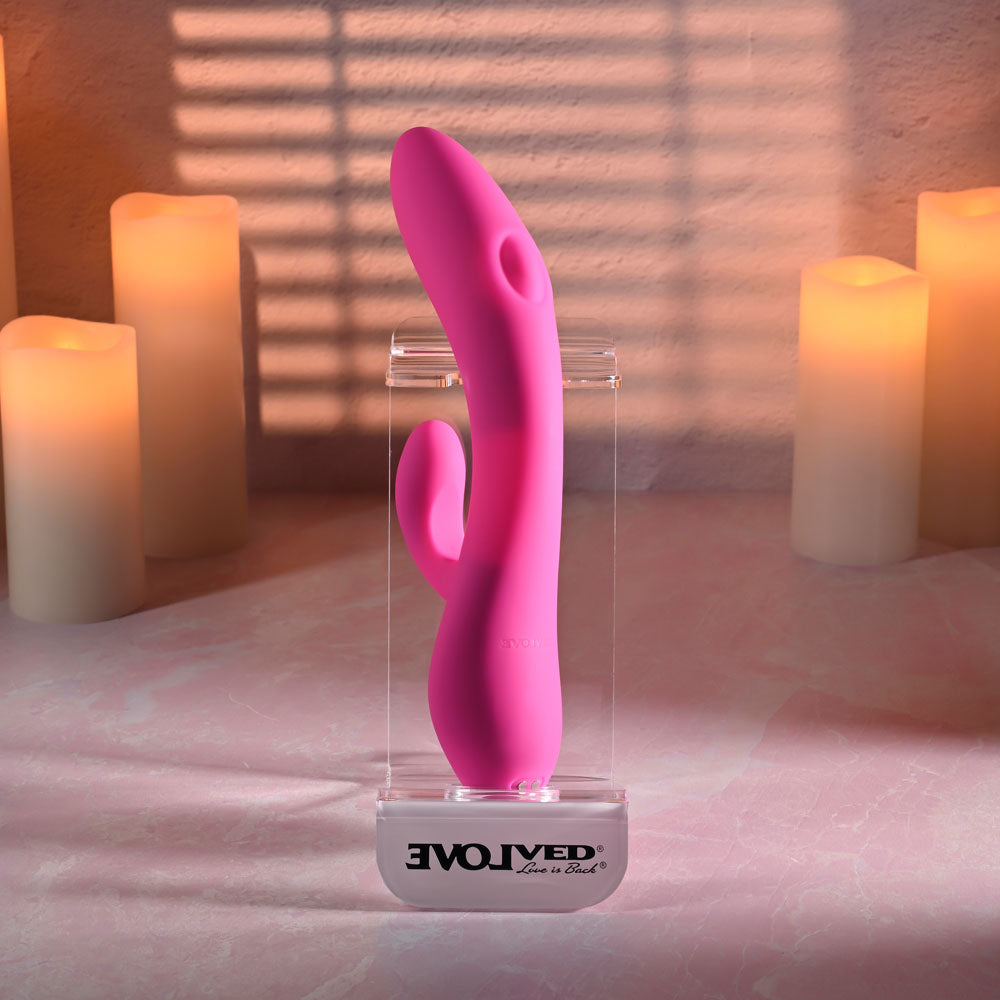 Evolved G Tapper Pink Usb Rechargeable Rabbit Vibrator