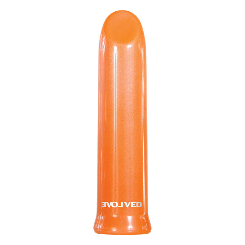 Evolved Lip Service Orange 10 Cm Usb Rechargeable Lipstick Vibrator