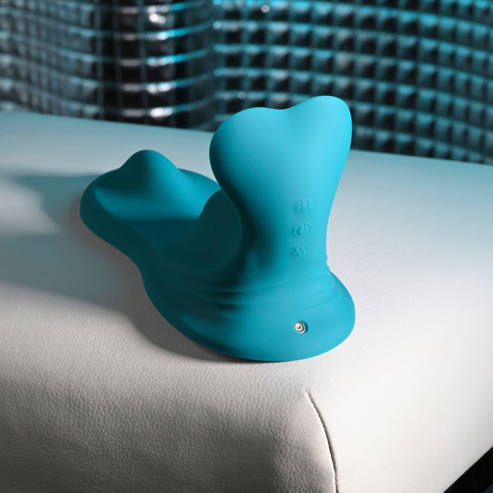 Evolved Bump & Grind Blue Usb Rechargeable Vibrating Grinder Pad