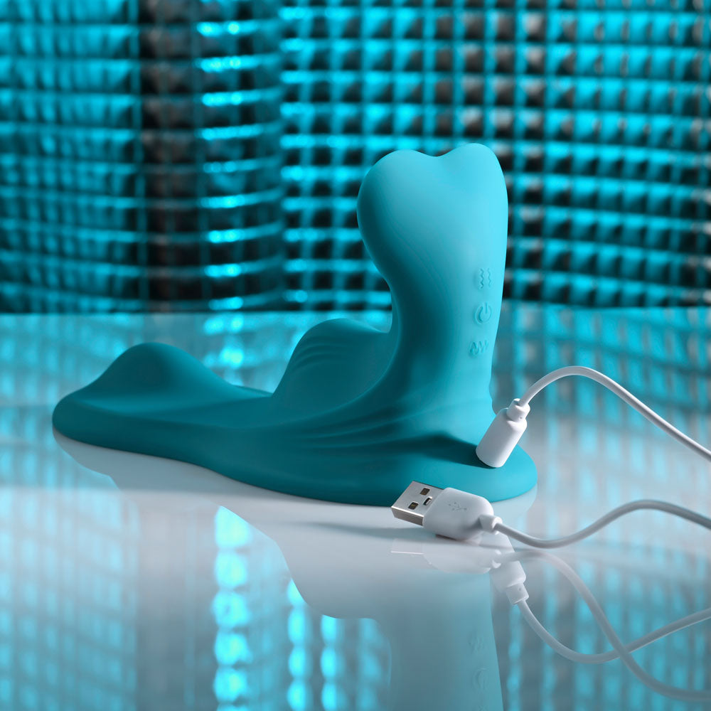 Evolved Bump & Grind Blue Usb Rechargeable Vibrating Grinder Pad