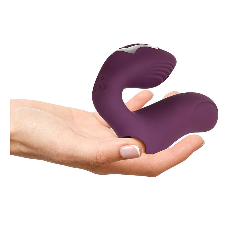 Evolved Helping Hand Purple Usb Rechargeable Dual Finger Stimulator