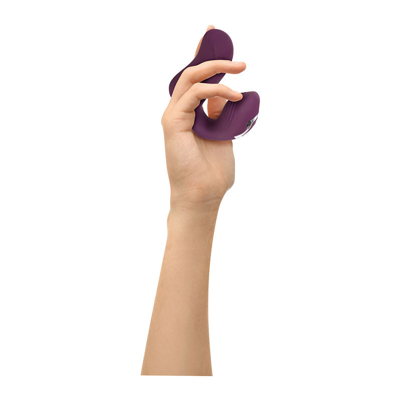 Evolved Helping Hand Purple Usb Rechargeable Dual Finger Stimulator