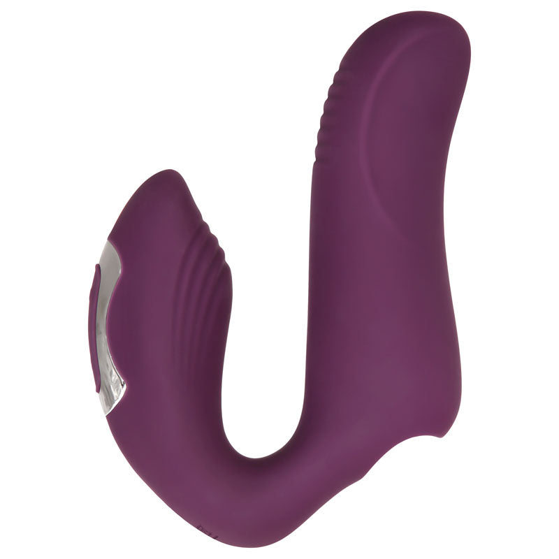 Evolved Helping Hand Purple Usb Rechargeable Dual Finger Stimulator