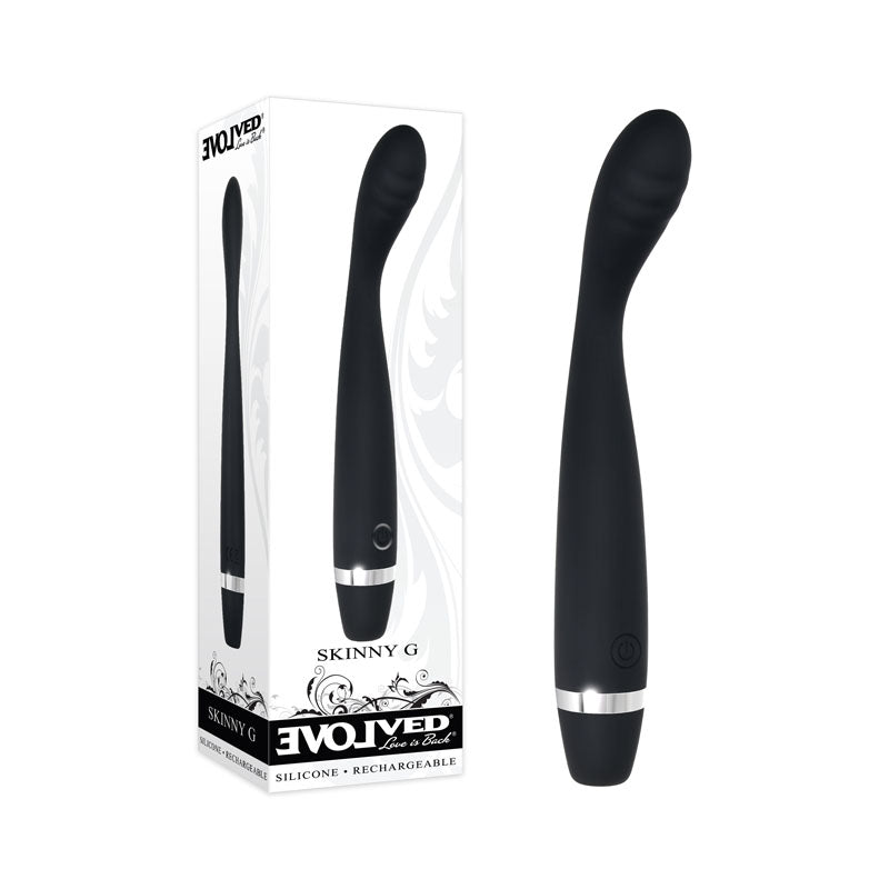 Evolved Skinny G Black 17.8 Cm Usb Rechargeable Vibrator