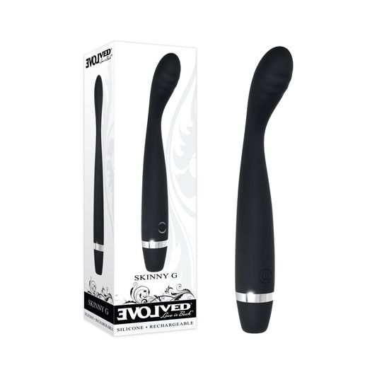 Evolved Skinny G Black 17.8 Cm Usb Rechargeable Vibrator