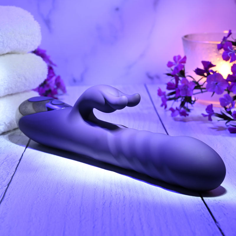 Evolved Rascally Rabbit Purple 22.9 Cm Usb Rechargeable Rabbit Vibrator
