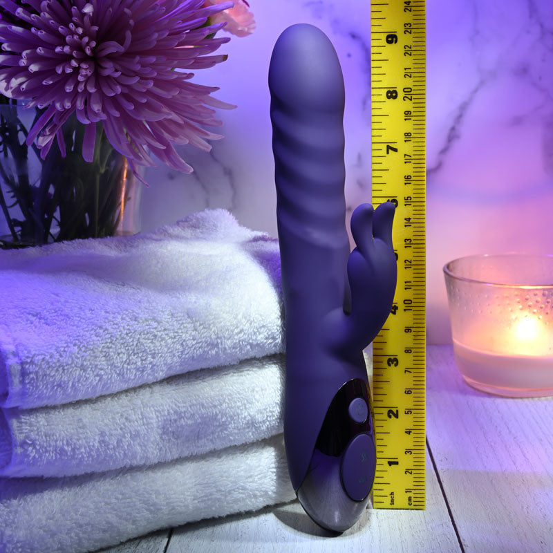 Evolved Rascally Rabbit Purple 22.9 Cm Usb Rechargeable Rabbit Vibrator