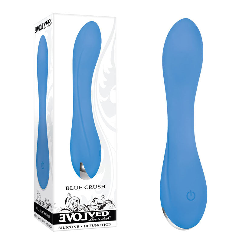 Evolved Blue Crush Blue 12 Cm Usb Rechargeable Mini Vibrator