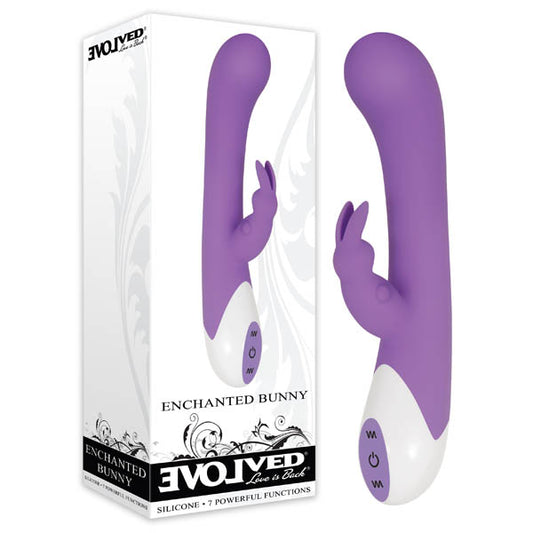 Evolved Enchanted Bunny Purple 19 Cm (7.5'') Rabbit Vibrator