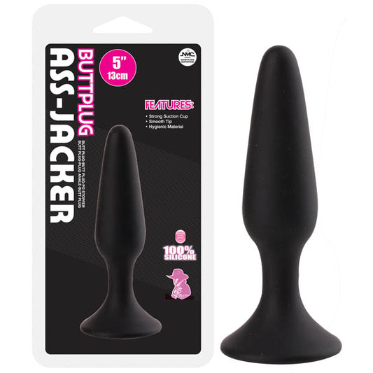 Ass Jacker Black 13 Cm (5'') Butt Plug