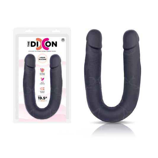 The Dixon Black Black 50 Cm Silicone Double Dong