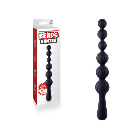 Beads Hunter Black Black 22.9 Cm Anal Beads