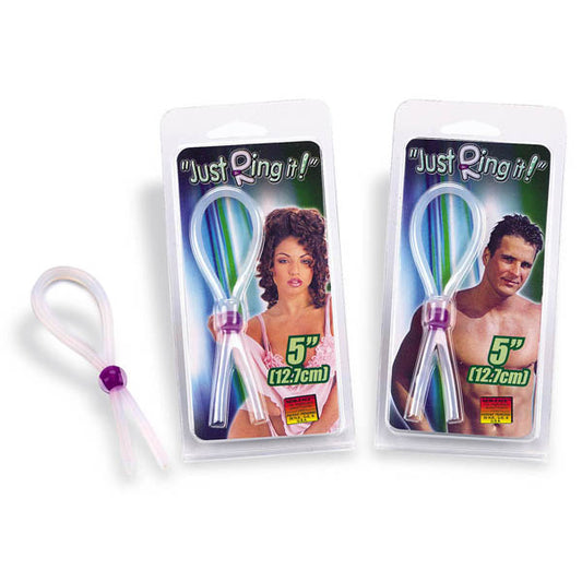 Just Ring It Clear Cock Lasso Ring