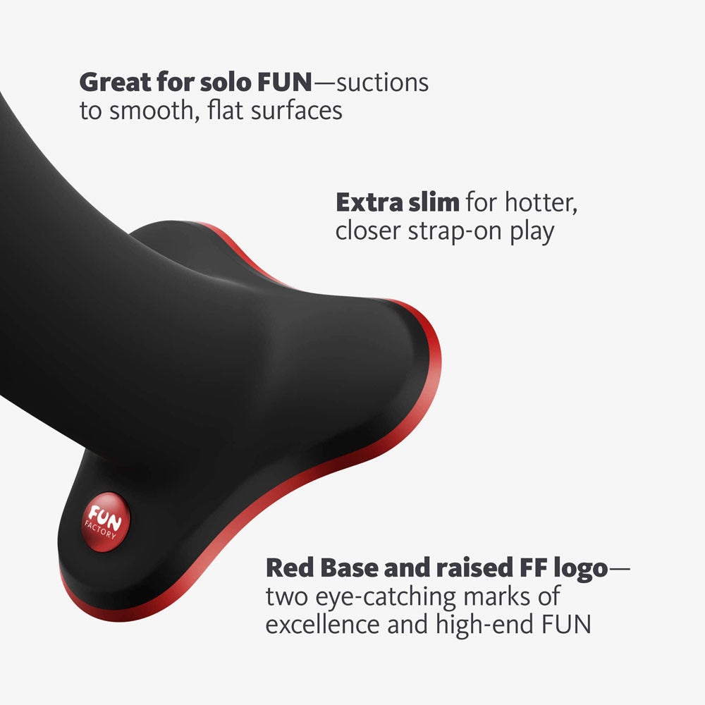 Fun Factory Amor Black Black 14.6 Cm Dildo
