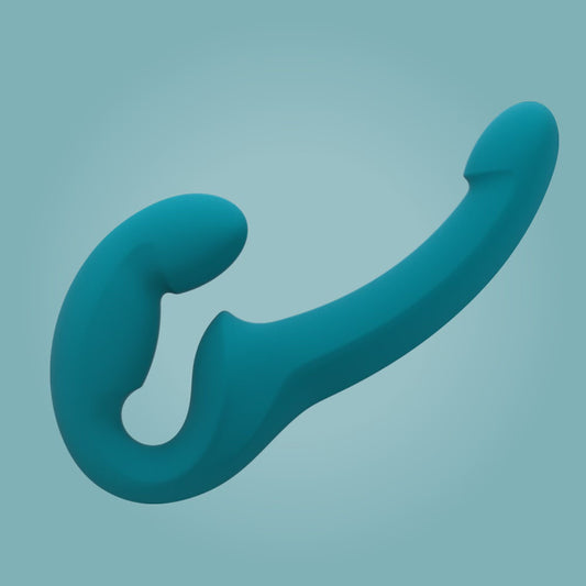 Fun Factory Share Lite Deep Sea Blue Blue 30 Cm Strapless Strap On