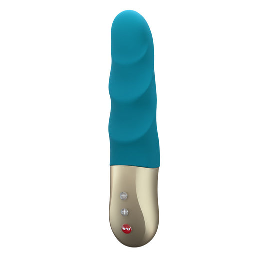 Fun Factory Stronic Petite Deep Sea Blue Deep Sea Blue 17 Cm Usb Rechargeable Thrusting Vibrator