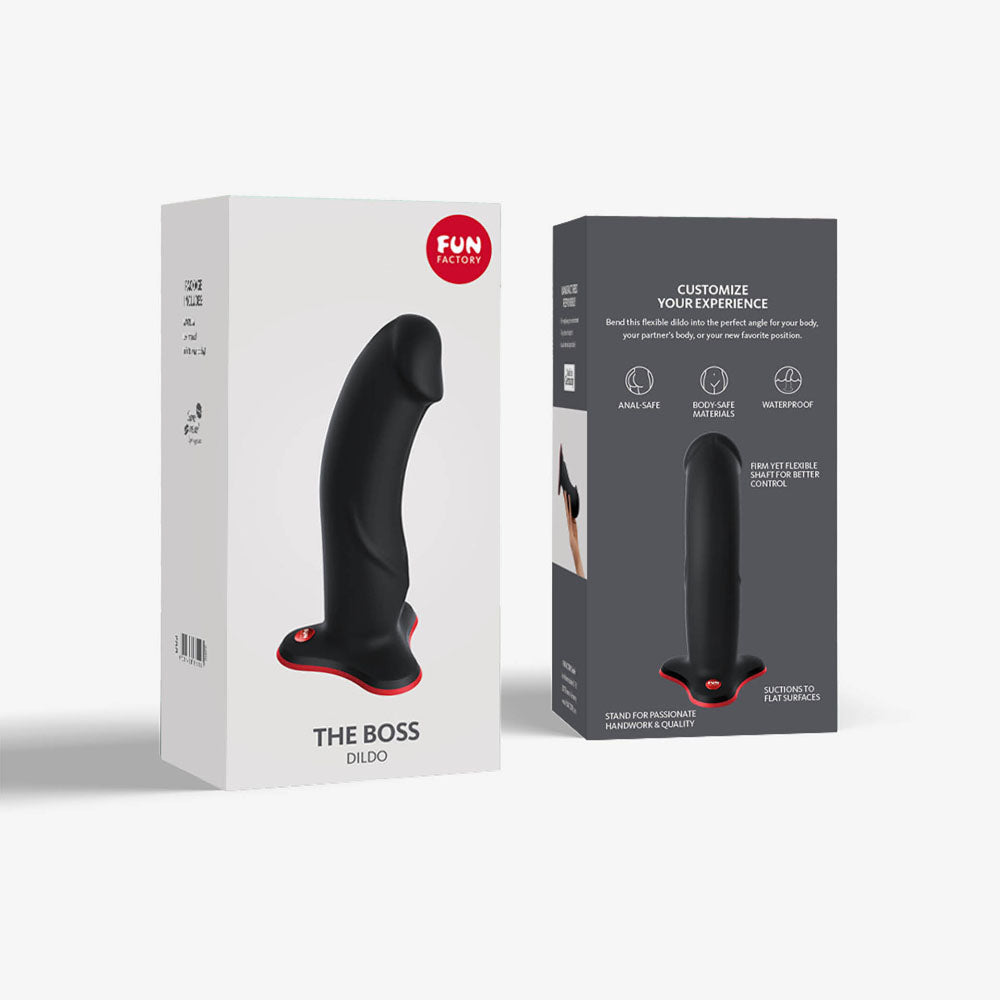 Fun Factory The Boss Stub Black Black 17.9 Cm Dildo