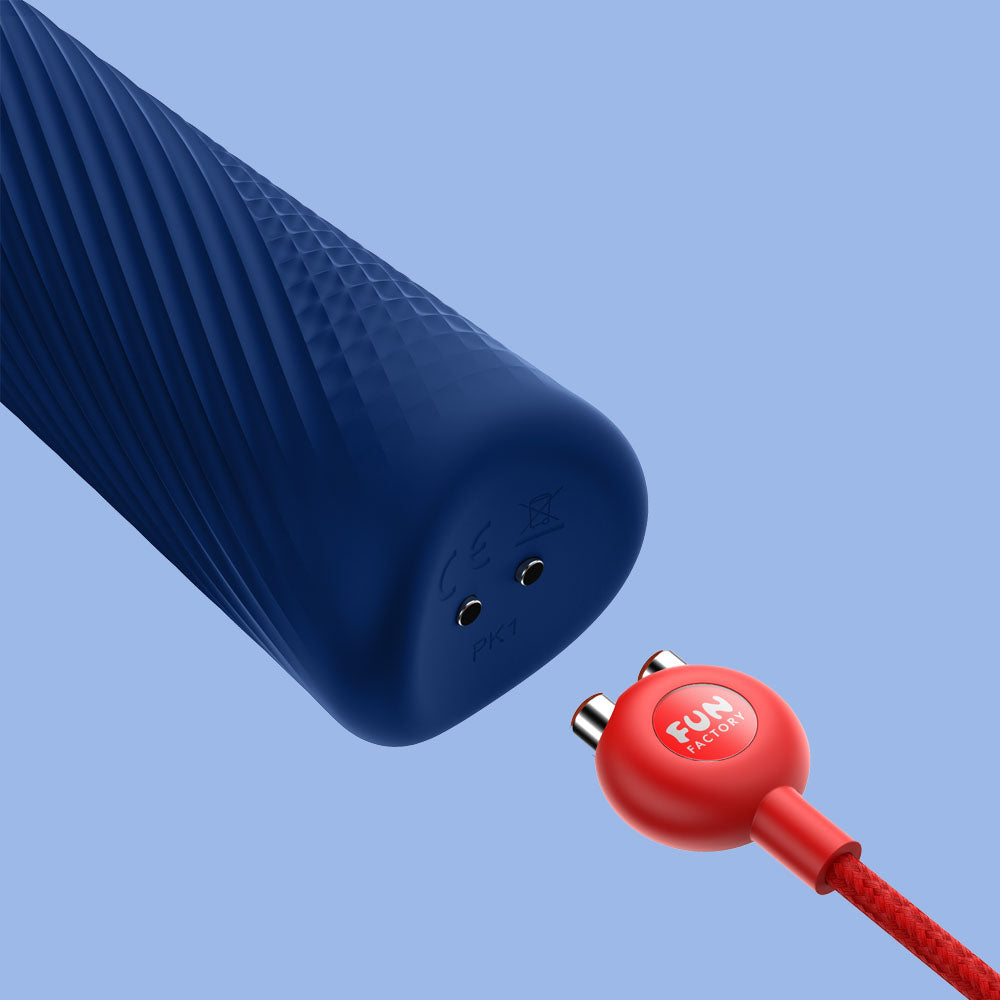 Fun Factory Vim Midnight Blue Midnight Blue 31.3 Cm Usb Rechargeable Massager Wand