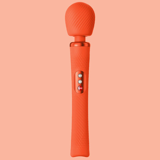 Fun Factory Vim Sunrise Orange Sunset Orange 31.3 Cm Usb Rechargeable Massager Wand