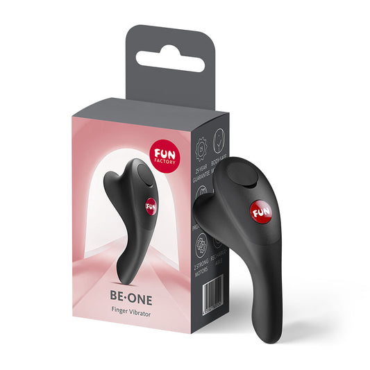 Fun Factory Be One Black Black Usb C Rechargeable Finger Stimulator